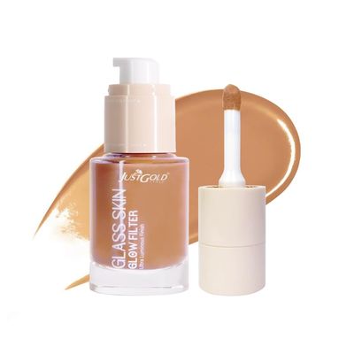 BEMT Glow Skin Filter, Ultra Luminous Finish, Enriched with Vitamin E (30 ML) (Honey)