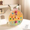 3-tier drawer jewelry organizer with storage for hair clips, sticky notes, and pens - Small Storage Cabinet view 2
