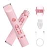 Joigivit Dual Head Shaver 2 in 1 Bikini Trimmer for Women Electric Razors Lady Pubic Hair, LCD Display Bikini Underarm Arm Leg Face Body 2026 Upgraded Version - Pink view 1