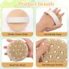 10 Pcs Dry Brushing Body Brush Exfoliating Brush with Massage Nodule Dry Skin Body Scrubber for Shower Bath Back Circulation Improvement Dead Skin Remove Beauty Exfoliator, 4.3 x 3.8 Inches view 3