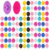 100 Pack Facial Cleansing Brush Face Scrubber Face Exfoliator Exfoliating Brush Soft Silicone Scrubber Handheld Wash Scrub Pad Tool for Deep Cleaning Pore Blackhead Delicate Dry Skin Care Women view 1