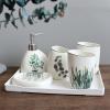 6-Piece Ceramic toiletries kit Bathroom Set Wedding toiletries kit Assembly Tray view 4