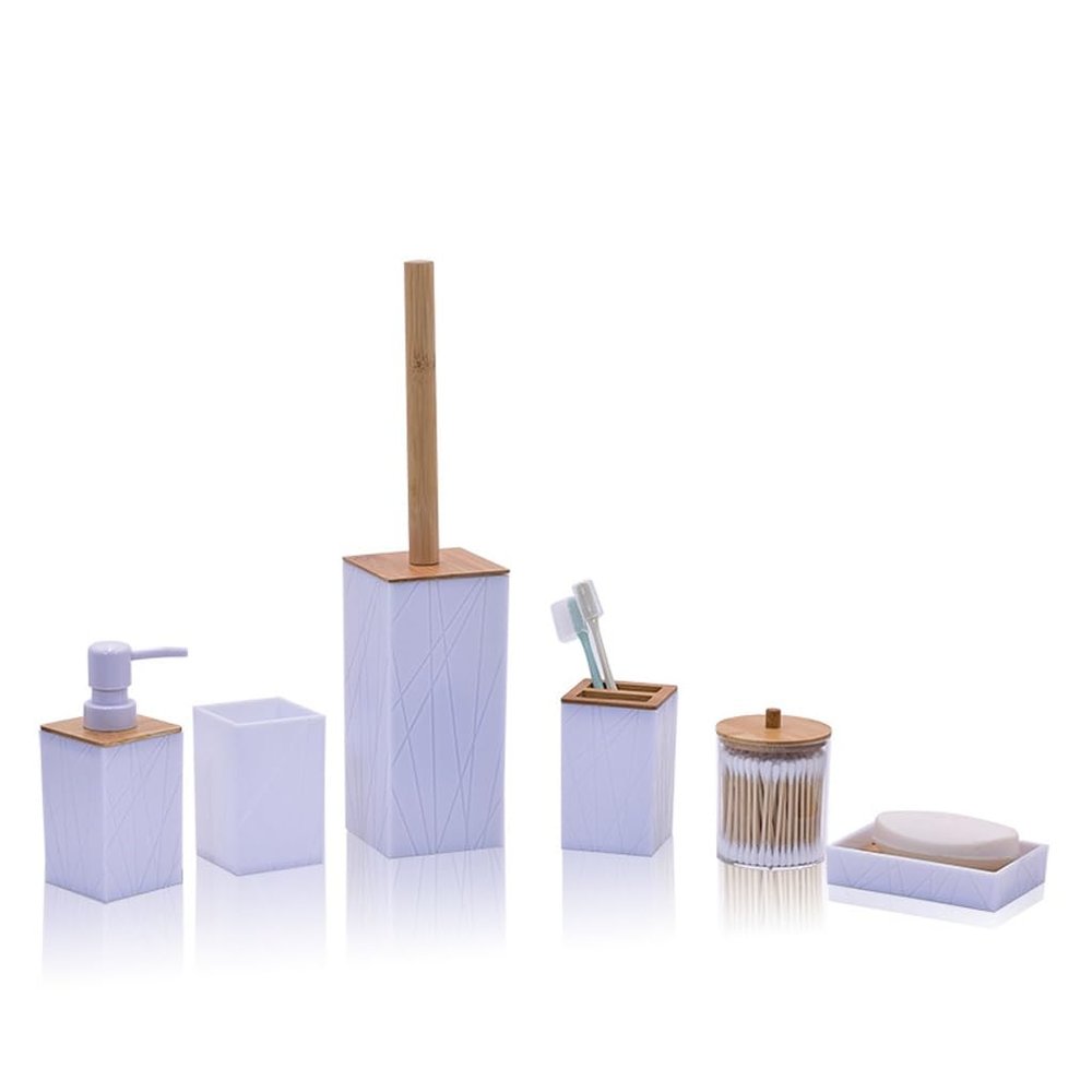 Bathroom Six-Piece Brushing Cup Mouthwash Cup Bathroom Toiletries Set