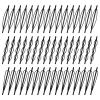 48 Pieces 2.7 Inch Black Bobby Pins for Women, Geometric Metal Hair Clips Simple Plain Non Slip Black Metal Hair Clips Barrettes Vintage Hairpins Mini Bobby Pin for Women and Girls (3 Style) view 1