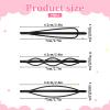 48 Pieces 2.7 Inch Black Bobby Pins for Women, Geometric Metal Hair Clips Simple Plain Non Slip Black Metal Hair Clips Barrettes Vintage Hairpins Mini Bobby Pin for Women and Girls (3 Style) view 2
