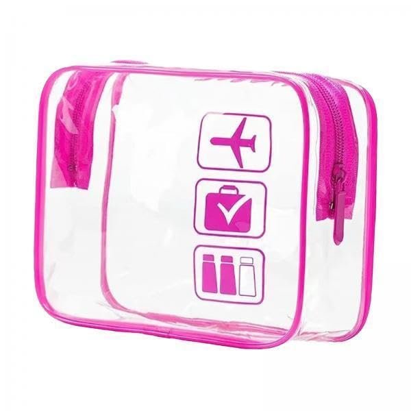 3x Clear Makeup Bag Travel Bag Cosmetic Bag Makeup Organizer for Business Trip Hair Accessories