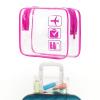 3x Clear Makeup Bag Travel Bag Cosmetic Bag Makeup Organizer for Business Trip Hair Accessories view 3