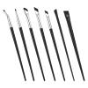 7Pcs Angled Eyeliner Brush Ultra Thin Eyeliner Brushes Eyebrow Concealer Brush Eye Brow Brushes Eyebrow Angled Brushs for Women view 1