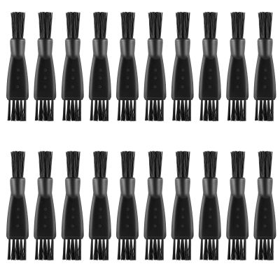 20PCS Electric Shaver Cleaning Brush, Black Cleaning Brush for Electric Shaver Clipper Cleaner, Double Sided Razor Clipper Cleaning-Brushes, Hair Remover Shaving Razor Brushes for Men