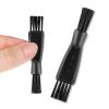 20PCS Electric Shaver Cleaning Brush, Black Cleaning Brush for Electric Shaver Clipper Cleaner, Double Sided Razor Clipper Cleaning-Brushes, Hair Remover Shaving Razor Brushes for Men view 3