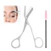 Eyebrow Scissors with Comb and Brush, Portable Eyebrow Trimming Scissors, Stainless Steel Eye Brow Grooming Shears for Men and Women Beard Eyelashes Eyebrows Facial Hair view 1
