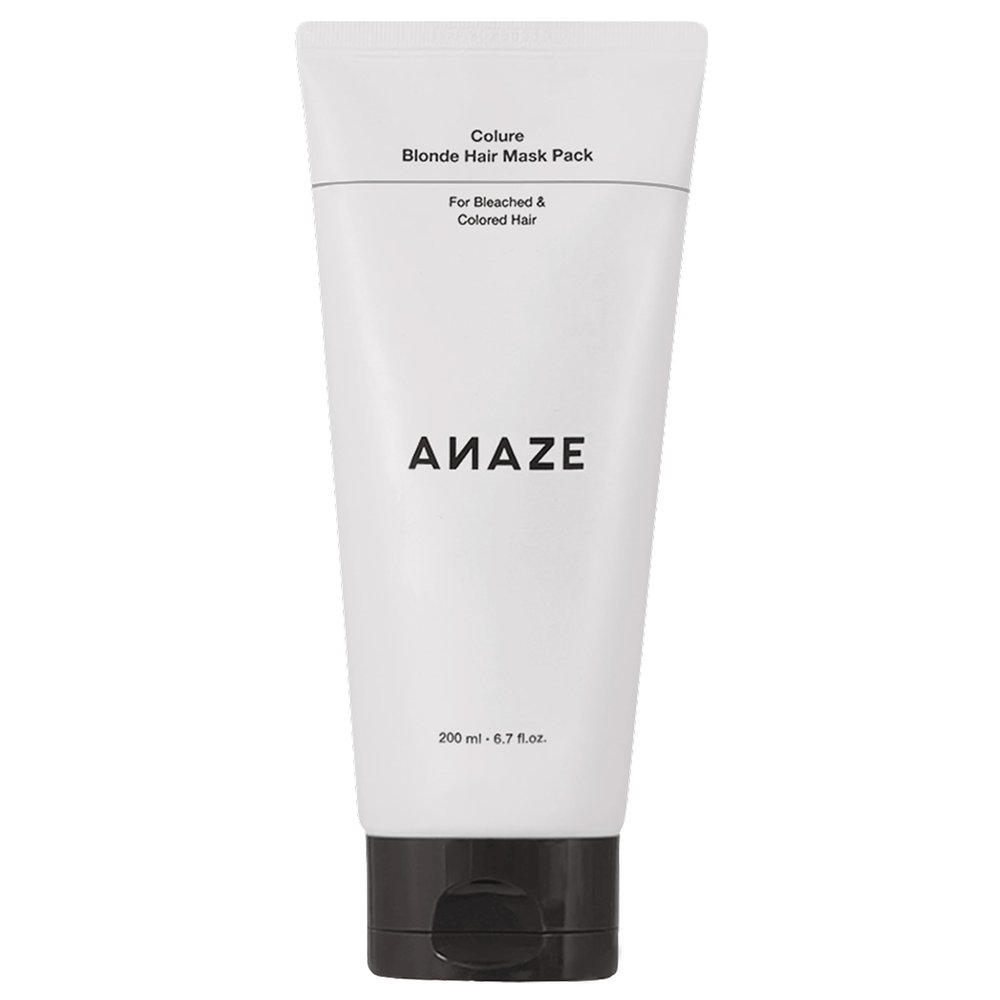 ANAZE Colure Blonde Hair Mask Pack C01 200ml  Intensive Repair Treatment for Bleached & Color-Treated Hair