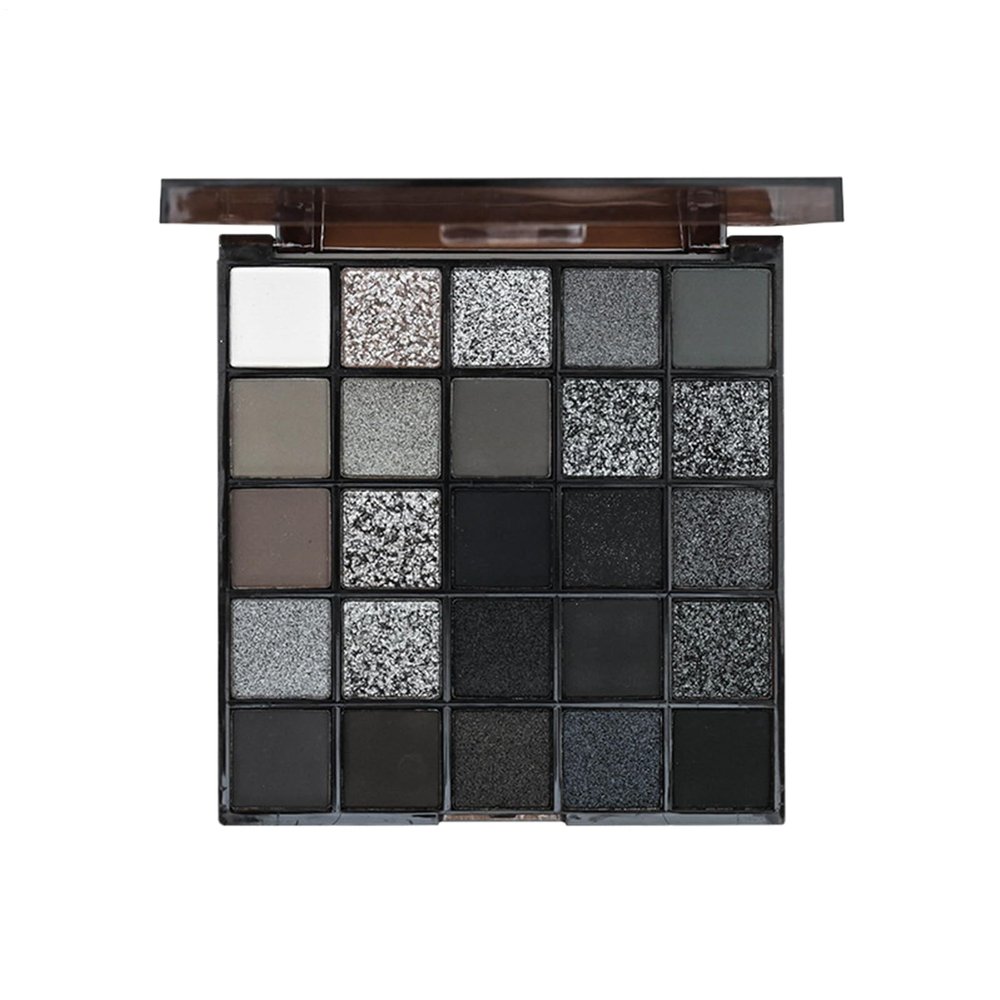 25g Dark Eyeshadow Palette  Gothic Eye Kit, Smoky Matte Shadow | 25 Colour Cool Tone Eyeshadow Set for Women Girls, Beginner-Friendly Powder for Daily or Halloween Looks
