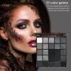 25g Dark Eyeshadow Palette  Gothic Eye Kit, Smoky Matte Shadow | 25 Colour Cool Tone Eyeshadow Set for Women Girls, Beginner-Friendly Powder for Daily or Halloween Looks view 2