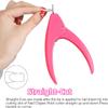 2pcs Pink Acrylic Fake Nail Clippers, Stainless Steel Trimmer Manicure Sharp Blade Clipper Tools for Salon Home Nail Art Beauty Design Crystal Nails DIYProfessional Nail Clippers view 4