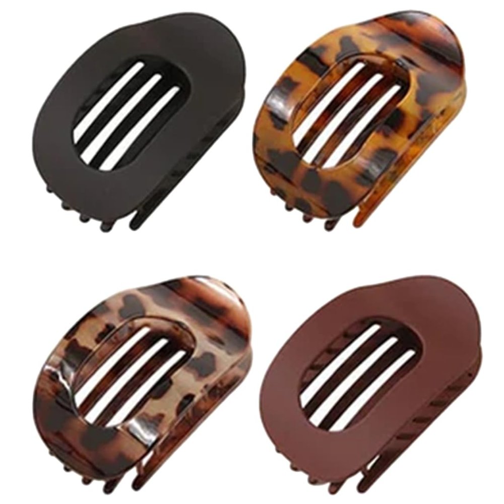 4pcs Simple Elegant Duckbill Hair Clip (C)
