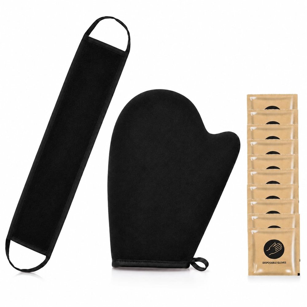 2 in 1 Self Tanning Mitt Applicator kit, Self Tan Mitt Applicators for Body