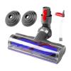 TZEFZPNWK Quick-Release Motor Head with Ball Wheel Replacement Set,Compatible for Dyson,V7 V8 V10 V11 V15 Vacuum Anti-Tangle Floor Brush Head view 1