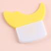 ZJchao Silicone Eyelash Applicator Baffle Mascara Smear Protector for Eye Shadow Double Arc Design Skin Friendly Easy Clean (Yellow) view 4