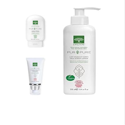 Laboratoires Druide Pur&Pure Hand Cream, Hydrating Face Cream & Lotion  Face & Body Moisturizer for Sensitive Skin