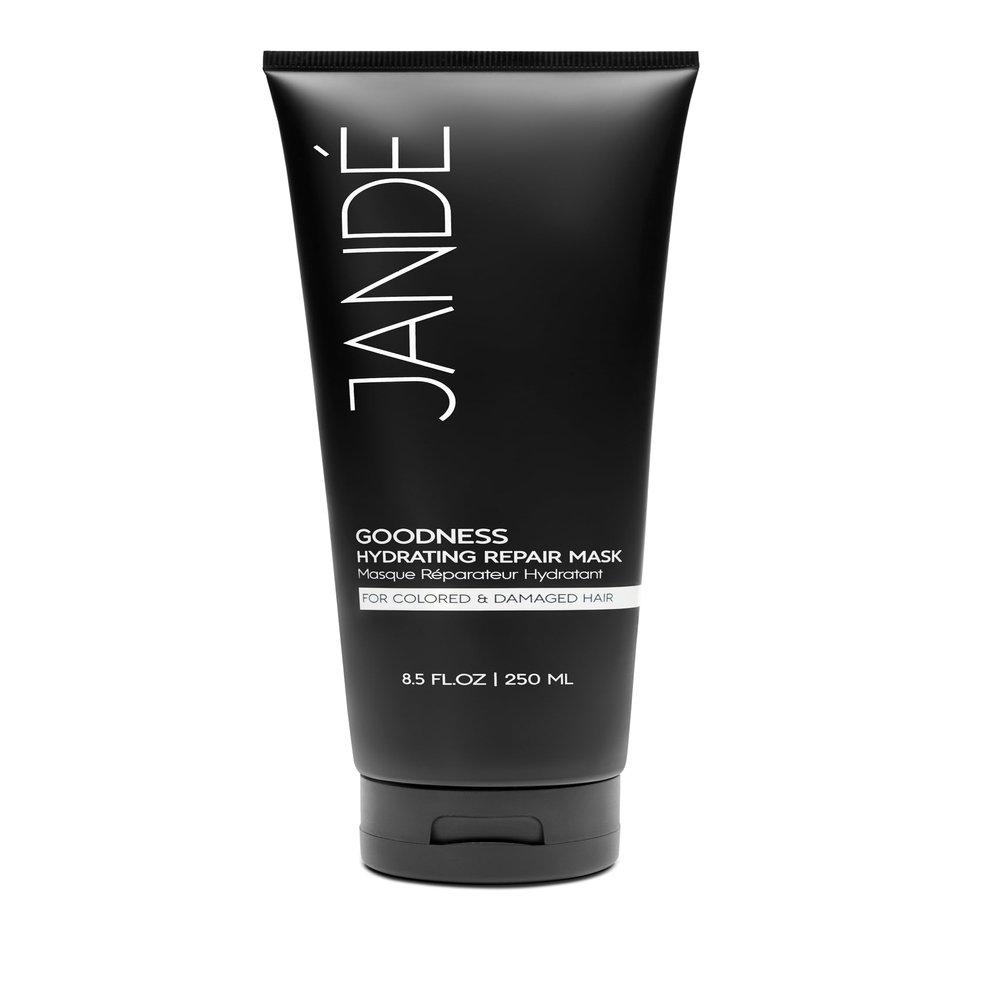 JANDE GOODNESS Hydrating Repair Mask, Deep Conditioner, Moisturizer for Dry, Colored & Damaged Hair with Marula and Amla oil., 8.5 Fl Oz