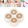 Beufee Facial Hair Remover Replacement Heads, Legs Replacement Heads Hair Remover Replacement Head Electric Hair Remover Body Hair Shaver Machine Head view 2