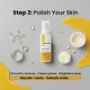 AbsolutSkin Balance Bundle  4-Step Skincare Routine for Radiant, Even Skin  Includes Face Wash, Exfoliator Gel, Radiance Serum & SPF50 Sunscreen  Brightening Essentials Kit view 4