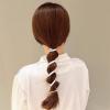 10 Pcs Spiral Hair Ties For Women Elastic Tie No Damage Soft Thin Twisted Hair Wire Hairwire, Phone Cord Elegant Bands For Women Girl Daily Use view 4