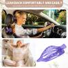 French Flat Hair Clips for Women - 6Pcs Flat Hair Claws for Thin Thick Hair Strong Hold No Slip Grip Hair Claw Clips for Women Girls (Sequins (L:4.6 IN, W:1.97IN)) view 2