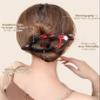 French Flat Hair Clips for Women - 6Pcs Flat Hair Claws for Thin Thick Hair Strong Hold No Slip Grip Hair Claw Clips for Women Girls (Sequins (L:4.6 IN, W:1.97IN)) view 3