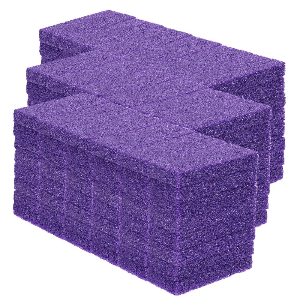 200 Pcs Pumice Stone for Feet Scrubber Dead Skin Disposable Foot Pumice Foot Callus Remover Pedicure Tools Purple Pumice Sponge Nail Salon Home Use