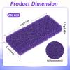 200 Pcs Pumice Stone for Feet Scrubber Dead Skin Disposable Foot Pumice Foot Callus Remover Pedicure Tools Purple Pumice Sponge Nail Salon Home Use view 2