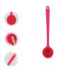 Back Brush Soft Back Scrubber Brush Silicone Skin Massager Bath Shower Scrubbing with Handle Body Wash Exfoliating Scrub Supplie(Long Handle-RED) view 1