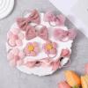 10Pcs Bow Hair Ties for Girls  Soft Elastic Hair Bands with Cute Bows, Toddler & Baby Hairs Accessories for Thin or Thick Long Hairs (Pink) view 4