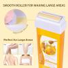Roll on Wax Refill: 6 Honey Wax Roller Refill - At-Home Hair Removal Cartridge for Body Legs Arms (100g/3.53oz, 6 Pack) view 3