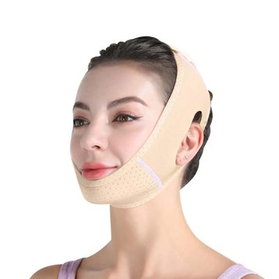 Double Chin Reducer V Line Facial Mask Face Lifting Tape Soft Chin Strap for Women Restore Skin Elasticity Skin Color