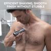 kensen Body Hair Trimmer for Men - Manscape Electric Shavers for Men, Rechargeable Pubic Hair Trimmer with Replaceable Ceramic Blade Head IPX7 Waterproof Wet/Dry Groin Trimmers Ball Shaver (Black) view 4