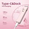 Trimmer for Women: 3 in 1 Gentle Painless Electric Razor for Women,120min Cordless Runtime,USB Charge Dock,IPX7 Waterproof Wet & Dry Use Portable Facial Razor with Ceramic Blade Travel Grooming Kit view 3