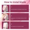 Trimmer for Women: 3 in 1 Gentle Painless Electric Razor for Women,120min Cordless Runtime,USB Charge Dock,IPX7 Waterproof Wet & Dry Use Portable Facial Razor with Ceramic Blade Travel Grooming Kit view 4
