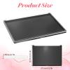 3 Pack Magnetic Makeup Palette with Clear Top, Empty Eyeshadow Pan Dispensing Storage Box with 30Pcs Adhesive Metal Stickers for DIY Cosmetics Lipstick Blush Powder-9.25X6.57Palette view 2