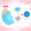 3 Pack Magnetic Makeup Palette with Clear Top, Empty Eyeshadow Pan Dispensing Storage Box with 30Pcs Adhesive Metal Stickers for DIY Cosmetics Lipstick Blush Powder-9.25X6.57Palette view 4