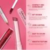 3-piece Lip Liner & Lipstick Combination Set-Matte Lip Liner, Velvet matte lipstick and Hyaluronic Collagen Lip Gloss-Lasting, smudge-proof, natural brown makeup set (2-piece set, 3-piece set) (2#) view 3