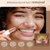 Facial Hair Removal for Women: Painless Rechargeable Face Shaver Electric Hair Remover Device for Peach Fuzz Upper Lip Chin (White) view 2