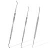 3 Pcs Pedicure Tools for Feet Ingrown Toenail File and Lifters Upgraded Professional Ingrown Toenail Treatment Double Head Nail Cleaning Tools Under Sidewall Cleaner Pain Relief Accessories view 1