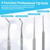 3 Pcs Pedicure Tools for Feet Ingrown Toenail File and Lifters Upgraded Professional Ingrown Toenail Treatment Double Head Nail Cleaning Tools Under Sidewall Cleaner Pain Relief Accessories view 4