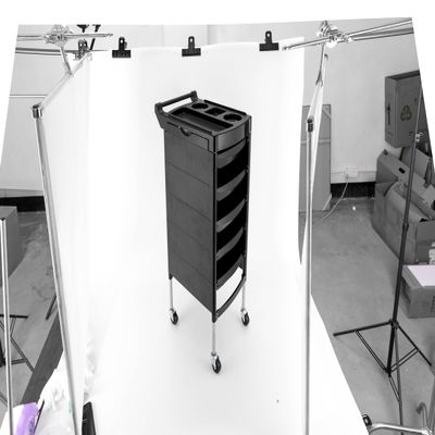 Salon Trolley Cart,5-Drawer Mobile Beauty Station with 66lb Capacity Expandable Top for Barber Spa Clinic