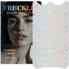 10 pcs Holographic Multichrome Glitter Freckles Face Tattoo, Waterproof Sparkle Face Glitter Speckles Patches for Women, Glitter Temporary Tattoo for Rave (10PCSA Holographic Multicolor) view 1