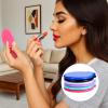 6 Pcs Compact Mirrors Bulk, Mini Round Folding Mirrors, Portable Pocket Mirror, 2.4 Inches Makeup Mirror, Small Portable Travel Makeup Looking Glass for Purse Women Girls Daily Use view 4