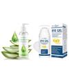 DERMAXGEN Aloe Vera Gel with Vitamins C & E (16 FL OZ) + Peptide Eye Gel with Plant Stem Cells & Matrixyl 3000  Hydrating Face & Eye Care Set for Smoother-Looking, Refreshed Skin  All Skin Types view 1