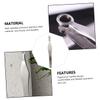Uonlytech 1PC Stainless Steel Nose Hair Clip Portable Manual Nose Hair Remover for Men and Women Safe Head Design for Trimming and Grooming view 3